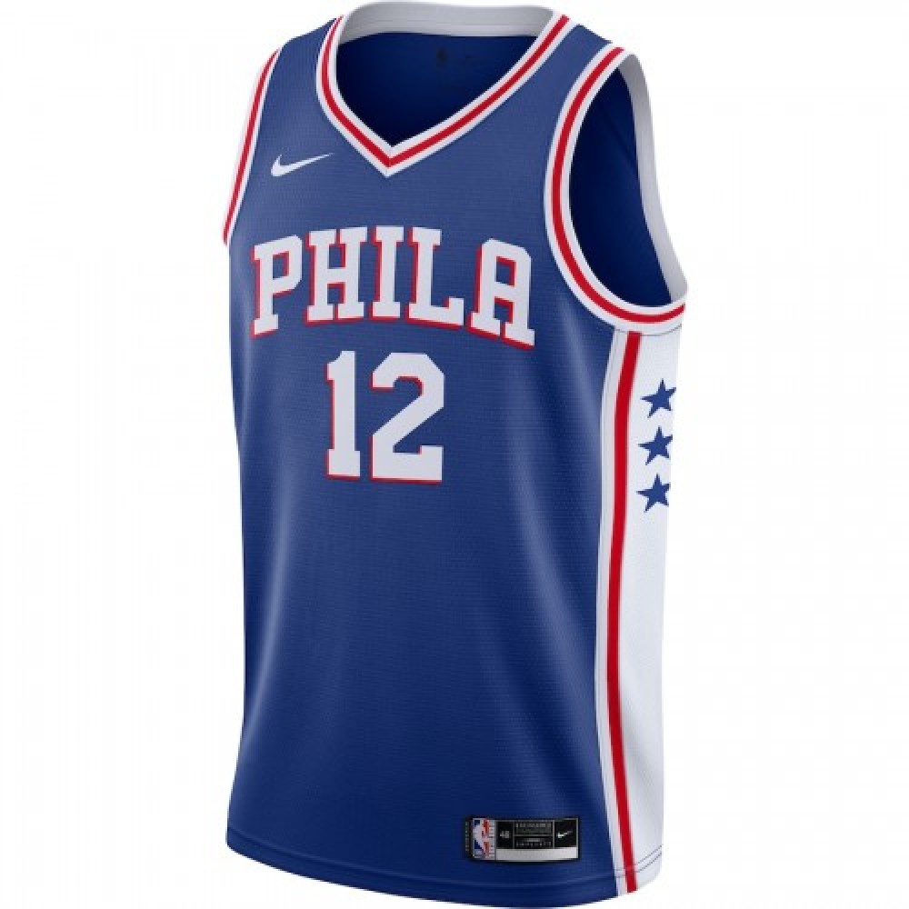 Men's Philadelphia 76ers Tobias Harris #12 Royal 2020/21 Swingman Jersey - Icon Edition-Pro Kit Vault | Brand New 26/27 Sports Jerseys